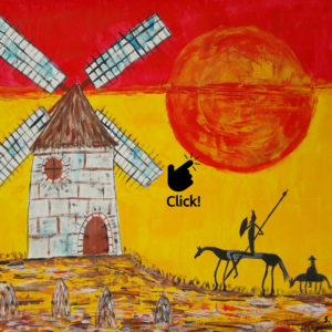 Don Quixote and Sancho Panza de la Mancha